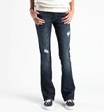 Bullhead Laguna Bootcut Worn Blue Black Jeans