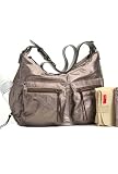 Storksak Emily Pewter Diaper Bag
