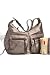 Storksak Emily Pewter Diaper Bag