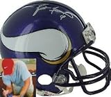 Brett Favre signed Minnesota Vikings Replica Mini Helmet- Favre Hologram