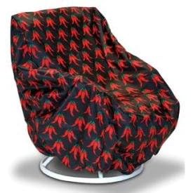 Two Dogs Designs, Hi Back Chair Cover, Chili Peppers from Dog Accessories