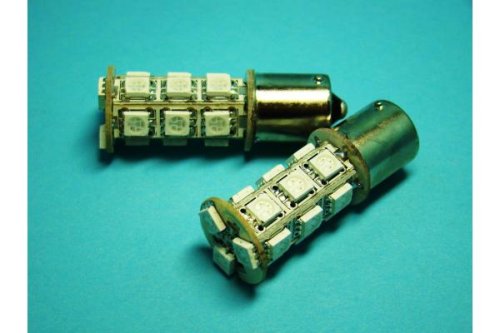 「L029」高輝度3チップ１8連ＳＭＤＬＥＤオレンジ／S25シングル-610294