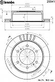 Brembo 25541 Rear Disc Brake Rotor