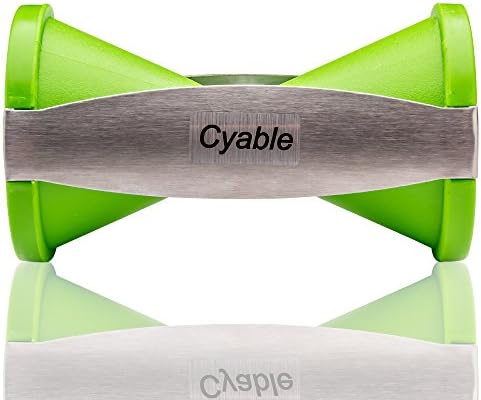 Cyable® Vegetable Spiral Slicer, Stainless Steel Vegetable Spiralizer, Zucchini Spaghetti Pasta Maker, Includes a Cleaning Brush