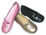 Girls Shimmering Metallic Flats Mary Janes
