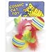 BALLS RAINBOW W/FEATHER 2PK