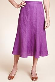 Classic Collection Pure Linen Panelled Skirt
