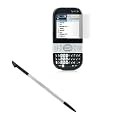 Metal Stylus Pen + Clear Reusable LCD Screen Protector for Palm Treo Centro 690 685 Smartphone