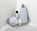 Zenna Home 7607S, Corner Ledge Bath and Shower Caddy, Chrome