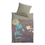 Schlo� Hellenstein B-02813 Baumwoll-Satin Bettw�sche Ines 2-teilig 80 x 80 und 135 x 200 cm dunkelbraunvon "Kinzler"