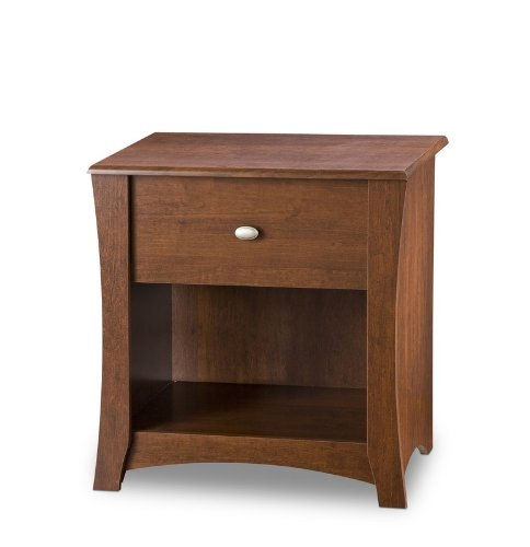 Kids Nightstand Transitional Style in Classic Cherry Finish Kids Nightstand Transitional Style in Classic Cherry Finish