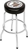 Busted Knuckle Single Foot Ring Barstool without Swivel