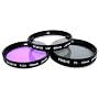 Zeikos ZE-FLK46 46mm Multi-Coated 3 Piece Filter Kit (UV-CPL-FLD)