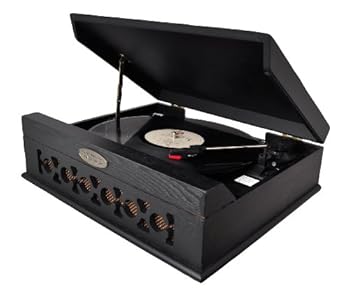 Pyle Home PVNTT6UMB Vintage Style Phonograph/Turntable with USB-To-PC Connection (Black) Pyle Home PVNTT6UMB Vintage Style Phonograph/Turntable with USB-To-PC Connection (Black)