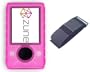 Pink Silicone/Silicon Skin Case with Armband for Microsoft Zune 30GB Mp3 Music Player
