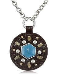 The SAK Leather Pendant Necklace, 30"
