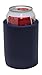 Can Coolers Non-collapsible Foam Beverage Can Insulator Set of 6 Navy Blue