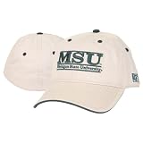 Michigan State University Spartans Khaki Fitted Hat- Medium