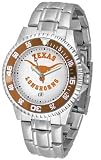 Texas Longhorns Suntime Competitor Game Day Steel Band Watch - NCAA College Athletics