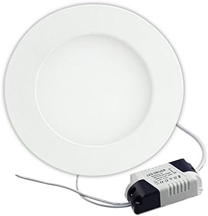 6w Round Warm Neutral White 4500k Super Bright Ultra-thin LED Panel Lamp Embedded Ceiling Lamps Recessed Lighting with Led Transformer