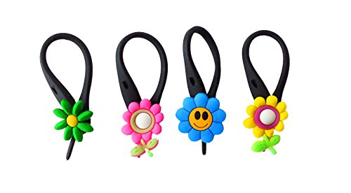 AVIRGO 4 pcs Soft Zipper Pull Charms for Bag Jacket Set # 50-3