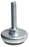 1.50 dia., 1/4-20 thds., 2.16 Lg., 300 Lbs max load, Level Star Levelers w/Elastomer Pad (1 Each)