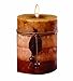 DecoGlow Harmony 3-Inch by 4-Inch Pillar Candle