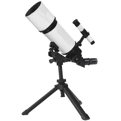 White TwinStar AstroMark 80mm 16-40x Portable Refractor Telescope Kids Pak Bundle