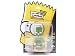 Bart Simpson Mania Series - 3" Bart Green Tree Qee Keychain