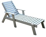 Polywood Captain Collection Chaise Lounge w/ Arms