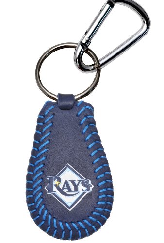 MLB Tampa Bay Rays Team Color Baseball Keychain