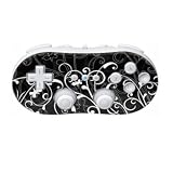 B&W Fleur Design Nintendo Wii Classic Controller Protector Skin Decal Sticker