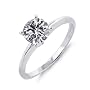 14k White or Yellow Gold Round 4-Prong Solitaire Diamond Ring (1/4 ct, I-J Color, I1-I2 Clarity)