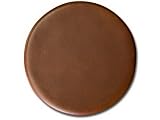 Rustic Brown Leather Coaster Wrapped