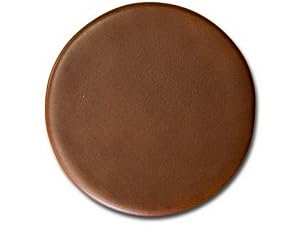 Rustic Brown Leather Coaster Wrapped