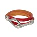 Womens Fashion Accessory: Stylish Narrow 100% Leather Hook Belt - Small