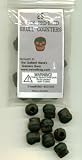 Gallant Hand: Skull Counters - Black with Red Eyes (25) - Bag of 25 Bead Counters