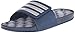 adidas Men's Adissage 2.0 Slides Sandal, Mineral Blue/Matte Silver/Mineral Blue, 13