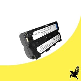 Halcyon 2000 mAH Lithium Ion Replacement Battery for Sony NP-F550 and Sony HDR-FX1, HDR-FX7, HVR-HD1000U, HVR-V1U, HVR-Z1, HVR-Z1U