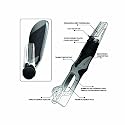 Brunton Innovations Men's Right Handed Grip It Right Golf Training Accessory Grip Trainer - Grey/Black
