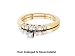 10k Gold Genuine 0.30 Ctw. Diamond Engagement Bridal Set " Special Sale "
