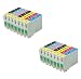 Office Products : Take4Less 14-pack (4B,2C,2M,2Y,2LC,2LM) T078 T0781 T0782 T0783 T0784 T0785 T0786 Compatible Ink Cartridges for Epson R260 R380 RX580 T078120 T078220 T078320 T078420 T078520 T078620