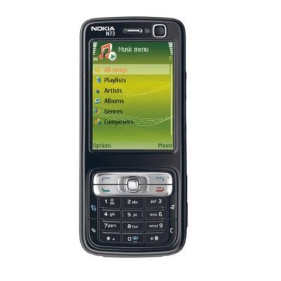Nokia N73 Unlocked Smartphone with 3.2 MP Camera, 3G, MP3/Video Player, MiniSD Slot--U.S. Version with Warranty (Black)