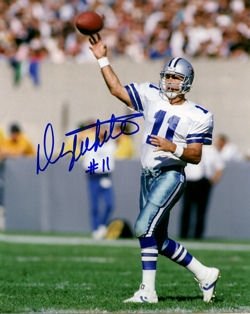 Danny White Autographed/Hand Signed Dallas Cowboys 8x10 Photo
