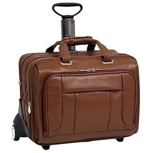 McKleinUSA WEST TOWN 15704 S Series Fly-Through Checkpoint-Friendly 17-Inch Detachable-Wheeled Laptop Case (Brown)