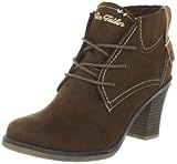 Tom Tailor Alberta low lace 514300020046, Damen Stiefel, Braun (dark brown 46), EU 39