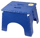 B&R Plastics 101-6B-BLUE EZ Foldz Step Stool