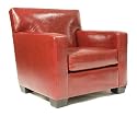 Pinzon Guliford Armchair, Red Leather