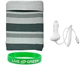 Non-OEM Non-OEM Amazon Kindle DX 9.7 Knitted Socks Case with Car Charger - Grey