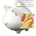 Piggy Bank, personalized sophisticated piggy bank with snakes, snails and puppy dog tails design is perfect first boy baby gift or boy's birthday gift, comes with an inspirational poem, (click to see actual design)